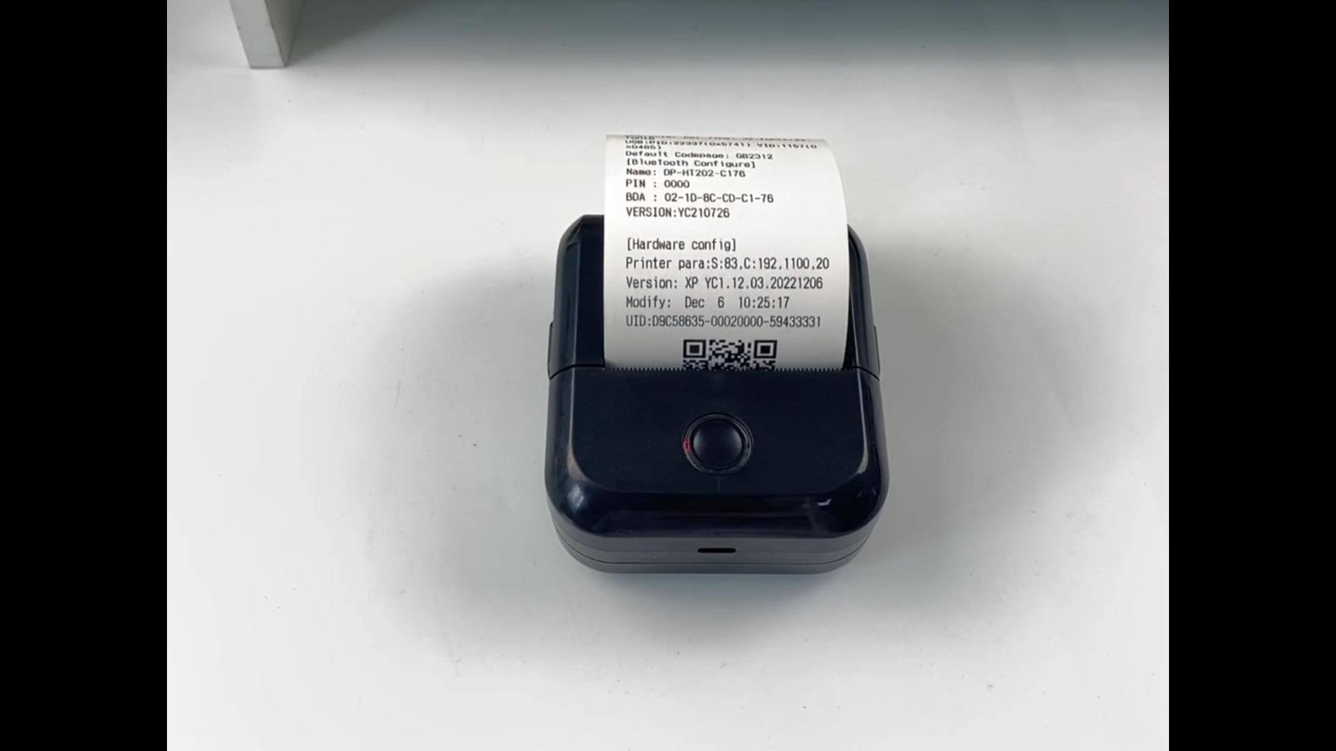 58MM portable receipt printer