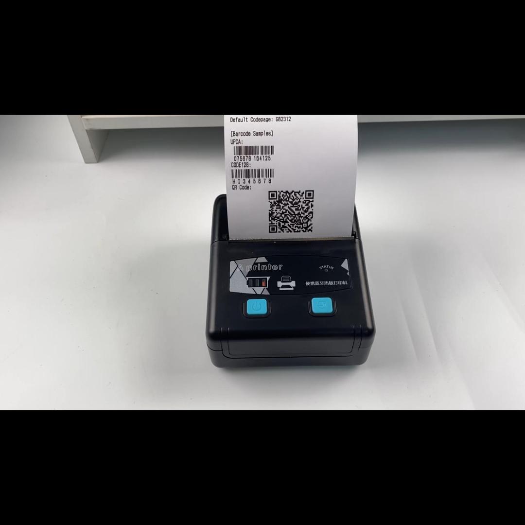 80MM handheld Bluetooth thermal paper ticket printer