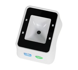 Platform style QR code/barcode cashier payment scanning box